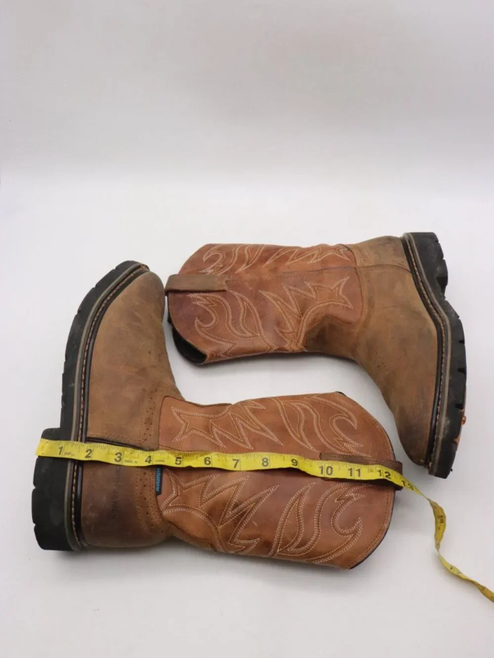Cody James Mustang Men's Size 10 D Soft Toe Waterproof Boot Brown Leather